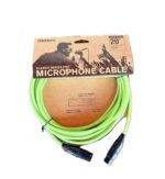 D'Addario PW-CPMIC-20GL 20ft XLR Cable - Green