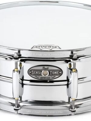 Pearl Sensitone STH1450S Heritage Steel Alloy Snare Drum - 14 x 5 inches, Polished
