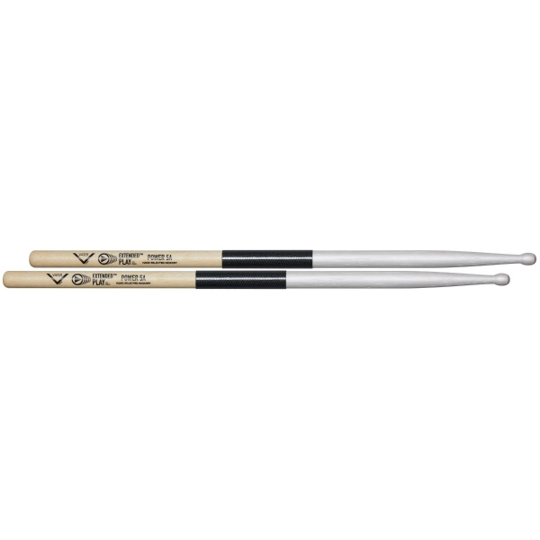 Vater Extended Play Drumsticks - Power 5A - Wood Tip - Image 3