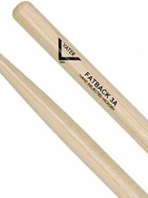 Vater American Hickory Drumsticks – Fatback 3A – Wood Tip