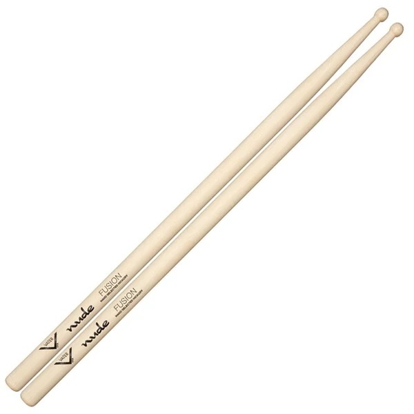 Vater Nude Series Hickory Drumsticks - Fusion - Wood Tip