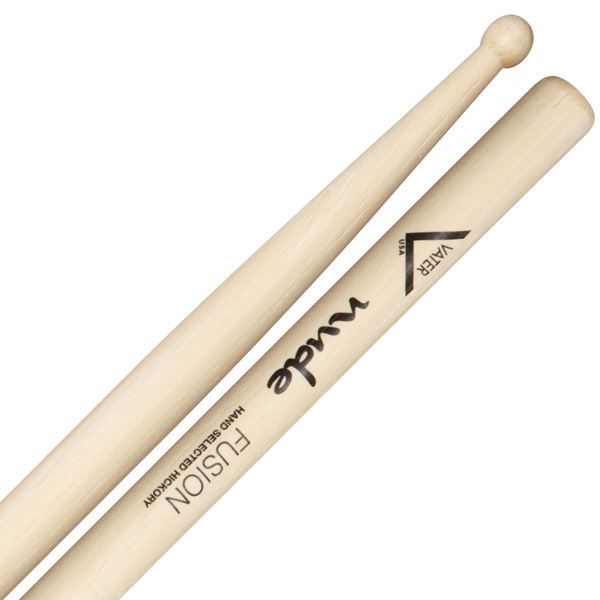 Vater Nude Series Hickory Drumsticks - Fusion - Wood Tip