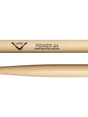 Vater American Hickory Drumsticks – Power 3A – Wood Tip