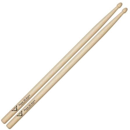 Vater Amercian Hickory Drumsticks - Power 5A Acorn - Wood Tip