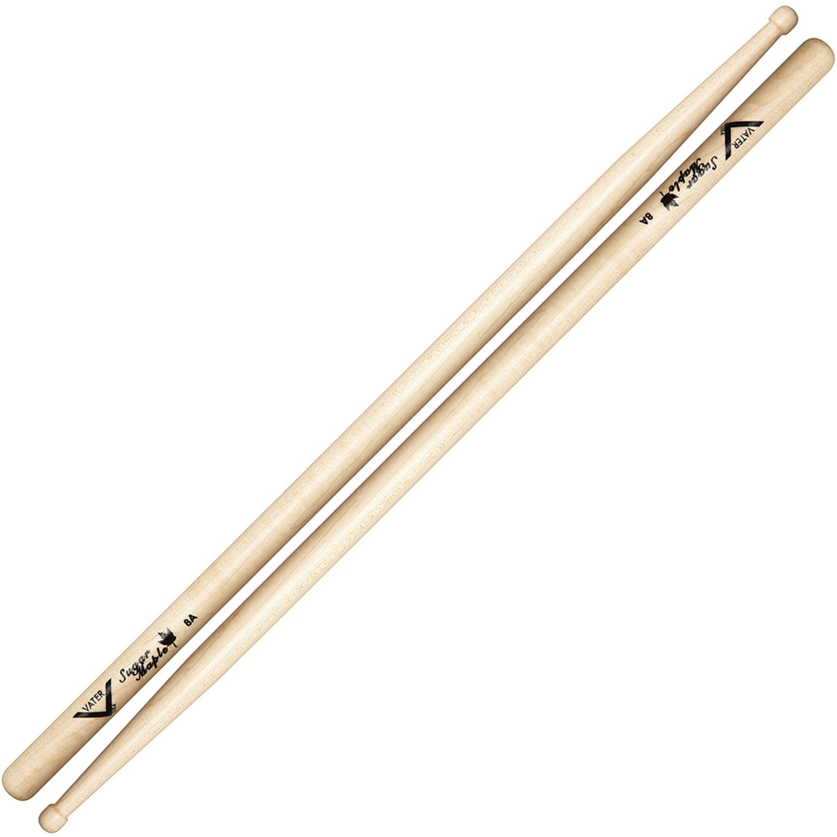 Vater Sugar Maple Drumsticks – 8A – Wood Tip